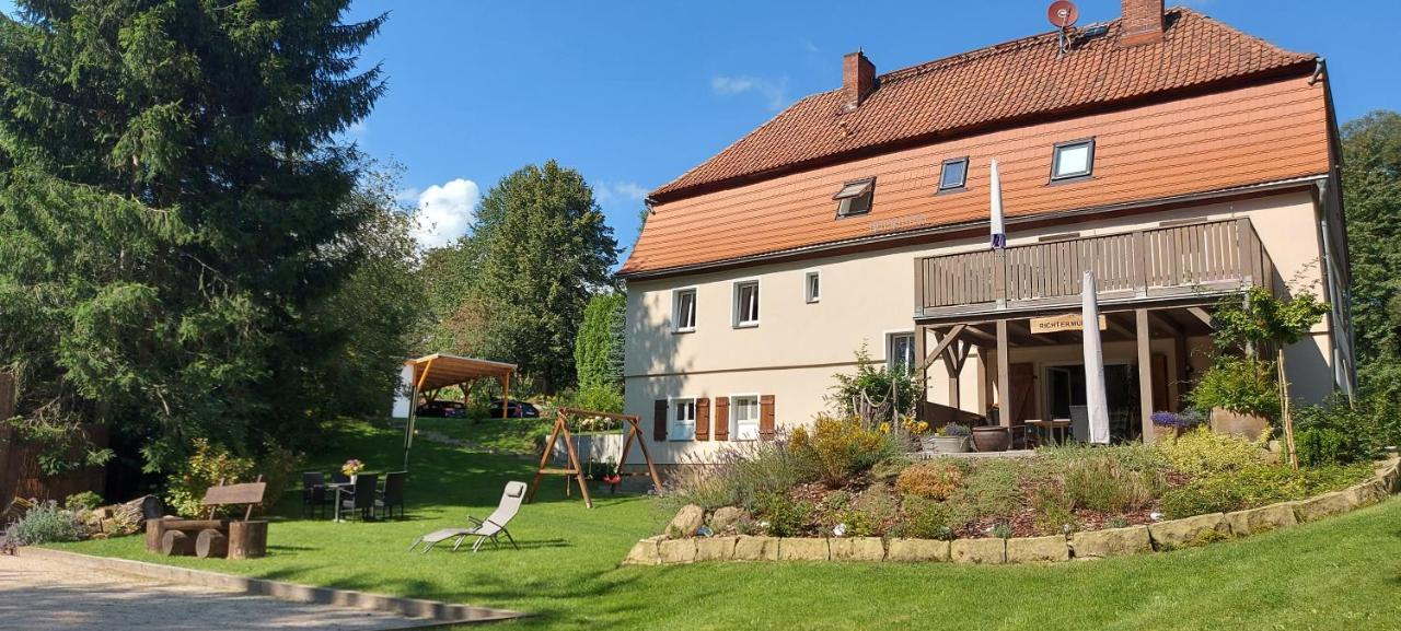 Ferienwohnung Richtermuehle Saupsdorf Екстер'єр фото